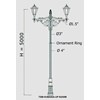 tiang pju decorative humania-up2arm
