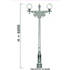 tiang pju decorative up-2arm