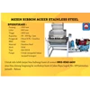 mesin ribbon mixer stainless dengan penggerak diesel