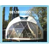 tenda dome geodesik untuk wisata perkebunan