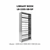 library rack lb-2205-sb+sp