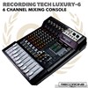 recording tech luxury 6 mixing console | audio mixer 6 channel luxury6-1