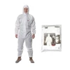 3m protective disposable coverall baju apd hazmat wirepack 4510 size l-4