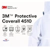 3m protective disposable coverall baju apd hazmat wirepack 4510 size l-1