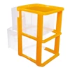 shinpo laci susun mini plastik 2 slot rak container spo-sip-344l-3