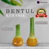 vas bunga keramik unik kualitas export tebal berjenis bentul besar-3