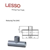 reducing tee aw lesso 3/4 x 1/2 - 1 1/4 x 1 inch