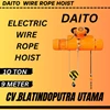 daito electric wire rope hoist type : cd1 cap. 10 ton