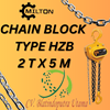 chain block type hzb 2 ton x 5 meter