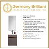 germany brilliant wastafel cabinet gbw-lr41b-2