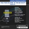 lampu tenaga surya pju two in one 80 watt icom ic-yin 80 watt non pv