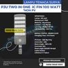 lampu tenaga surya pju two in one 100 watt icom ic-fin 100 watt non pv