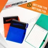 memo promosi buku catatan kecil + pulpen plastik cetak logo-4