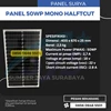 solar cell 50wp mono halftcut solar panel 50wp mono halfcut