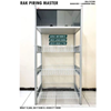 rak piring aluminium kaca master