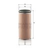 mann cf2100 inner air filter cf-2100 cf 2100 - genuine