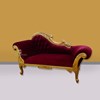 sofa najbole red gold luxury kerajinan kayu