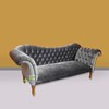 sofa onako light gray kerajinan kayu