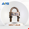 clamp grounding ubolt 1 jalur lokal