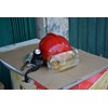 helm pemadam kebakaran + lampu + kacamata – firefighter helmet(korean)