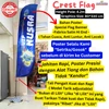 flag banner 4m/flying banner 4m+poster fabrics satin hi end+24 jam-4