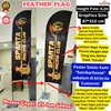 flag banner 4m/flying banner 4m+poster fabrics satin hi end+24 jam-7