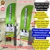 beach flag/ flag banner/ feather flag 4m/ umbul umbul