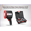 sewa alat uji riksa flame detector atau detektor api uv/ir