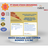 erico ground rod copper bonded 3/4 inc 17.2mm x 3000mm 633400