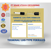 terminal lug type ferrules e1508 / cable lug ferrules type 1.5mm