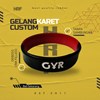 gelang karet deboss inkfilled custom design | aksesories promosi-1
