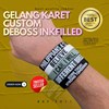gelang karet deboss inkfilled custom design | aksesories promosi-2
