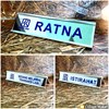 papan nama meja / name desk stainless gravir berholder aluminium 20 cm-2