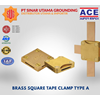 square tape clamp typea 50x6mm (import) / square klem 50x6mm
