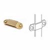 klem kabel tape 25x3mm, dc tape clamp brass coating copper india-3
