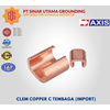 c-clamp tembaga 70-35mm - klem compression connector axis