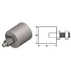 earthing boss mill steel 40mm x 40mm m10 – merk axis import-2