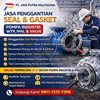 penggantian seal & gasket pompa industri wtp, ipal & valve