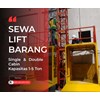 sewa lift barang proyek sidoarjo 1-5 ton murah & aman