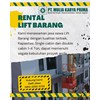 sewa passenger hoist majalengka | 081232955729-2