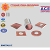 bimetallic 2 hole 40 x 95mm – copper aluminum connector