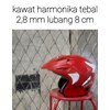kawat harmonika galvanis tebal 2,8 mm lubang 8 cm