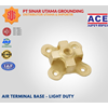air terminal base – light duty 25 x 3 size 5/8”super impex