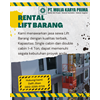 sewa lift barang / passenger terbaik tangerang 081232955729