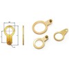 brass earth tag cable gland 40s, 40l, m40-2