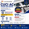 cuci ac split steam uap panas kantor hotel ruko sekolah pabrik