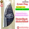beach flag/flag banner+crest flag/shark flag+proses 24 jam-1
