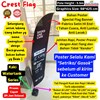 beach flag/flying banner/banner flag+custom flag banner+proses 24 jam-7