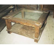 LG 23. Coffee Table Rustic P - Meja Tamu Rustic Polos Jati