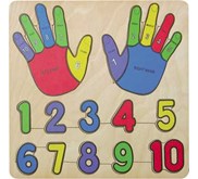 Puzzle hands & numbers